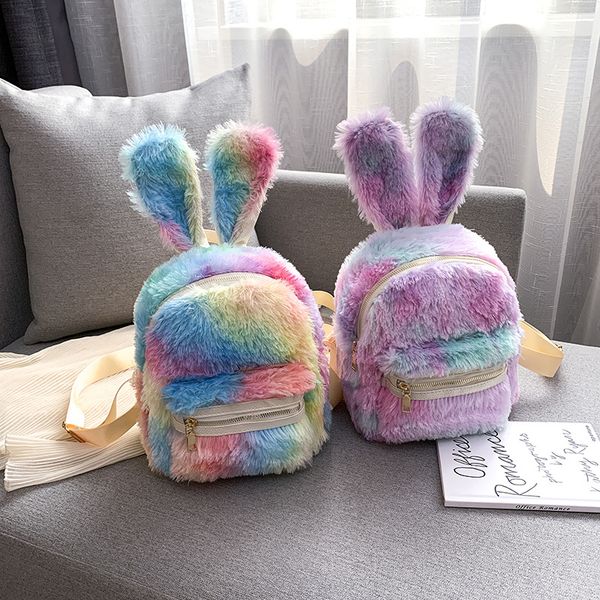 winter ears colorful plush student school backpack children small lapbackpack mochilas feminina cute cartoon bagpack
winter ears colorful plush student school backpack children small lapbackpack mochilas feminina cute cartoon bagpack