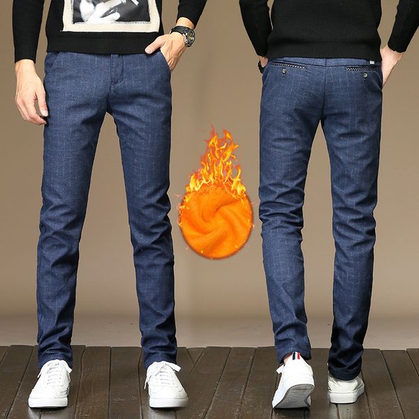 men's pants 2021 winter men warm casual business elasticity slim thick plus velvet trousers male clothes black navy
men's pants 2021 winter men warm casual business elasticity slim thick plus velvet trousers male clothes black navy