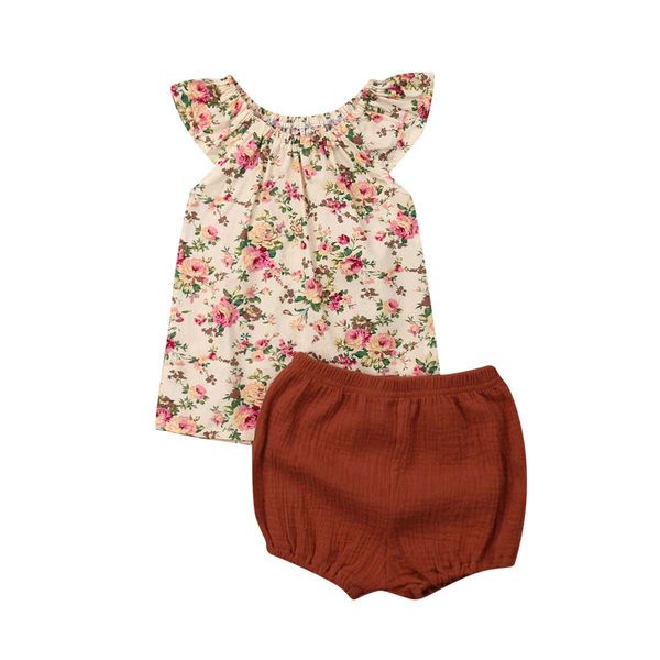 baby summer clothing infant toddler baby girl clothes 2pcs sets flower shirts solid harem pp shorts pants outfit 0-24m, White
baby summer clothing infant toddler baby girl clothes 2pcs sets flower shirts solid harem pp shorts pants outfit 0-24m, White