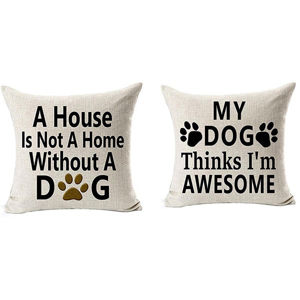 2pcs pillow cover dog lover gifts cotton linen throw pillow case cushion cover home bedroom soft decorative covers
2pcs pillow cover dog lover gifts cotton linen throw pillow case cushion cover home bedroom soft decorative covers