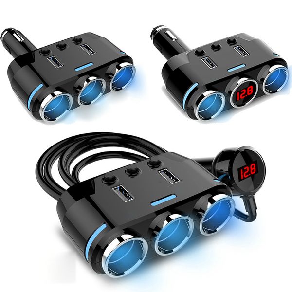 12v-24v car cigarette lighter socket splitter plug led usb charger adapter 3.1a 100w detection for phone mp3 dvr accessories
12v-24v car cigarette lighter socket splitter plug led usb charger adapter 3.1a 100w detection for phone mp3 dvr accessories