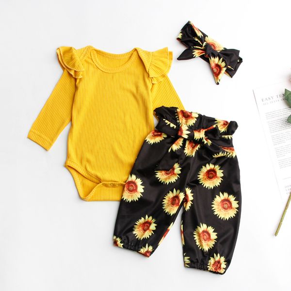 autumn clothes set baby girl clothes romper sunflower floral pants headband newborn baby girl outfits set wy4, White
autumn clothes set baby girl clothes romper sunflower floral pants headband newborn baby girl outfits set wy4, White