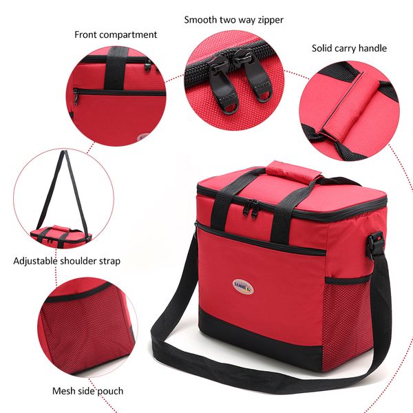 2019 16l thermal camping lunch bag bbq picnic bento box outdoor insulated bag cooler grocery shoulder bag lunch tote food cooler
2019 16l thermal camping lunch bag bbq picnic bento box outdoor insulated bag cooler grocery shoulder bag lunch tote food cooler