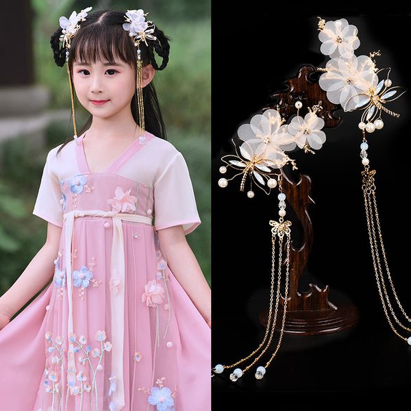 headdress female retro chinese style tassels step chao super fairy princess dress ancient costume wind accessories hairpin, Slivery;white
headdress female retro chinese style tassels step chao super fairy princess dress ancient costume wind accessories hairpin, Slivery;white