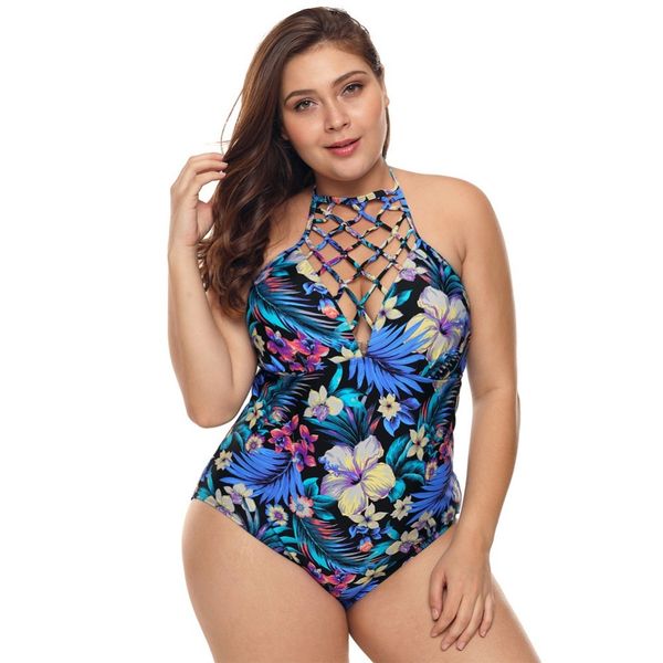 bikini 2019 new women plus size one pieces suit flower print hollow swimwear elastic beach vacation female spa swimsuit s91803x, White;black
bikini 2019 new women plus size one pieces suit flower print hollow swimwear elastic beach vacation female spa swimsuit s91803x, White;black