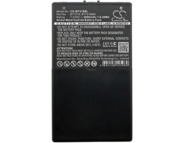 cameron sino 2000mah battery 26.105, bt7216, bt7216mh (black or yellow) for itowa boggy, combi caja spohn
cameron sino 2000mah battery 26.105, bt7216, bt7216mh (black or yellow) for itowa boggy, combi caja spohn