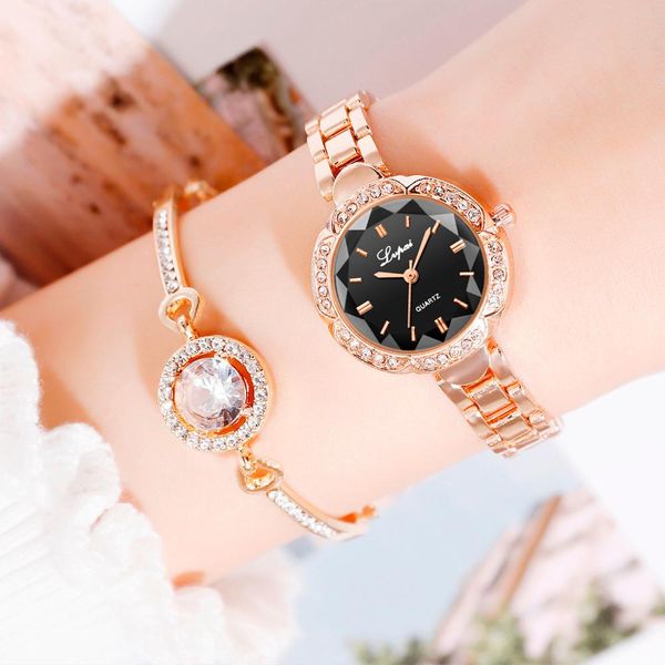 women watches luxury fashion bracelet watch suit small and delicate european beauty simple rose gold geneva reloj mujer q60, Slivery;brown
women watches luxury fashion bracelet watch suit small and delicate european beauty simple rose gold geneva reloj mujer q60, Slivery;brown