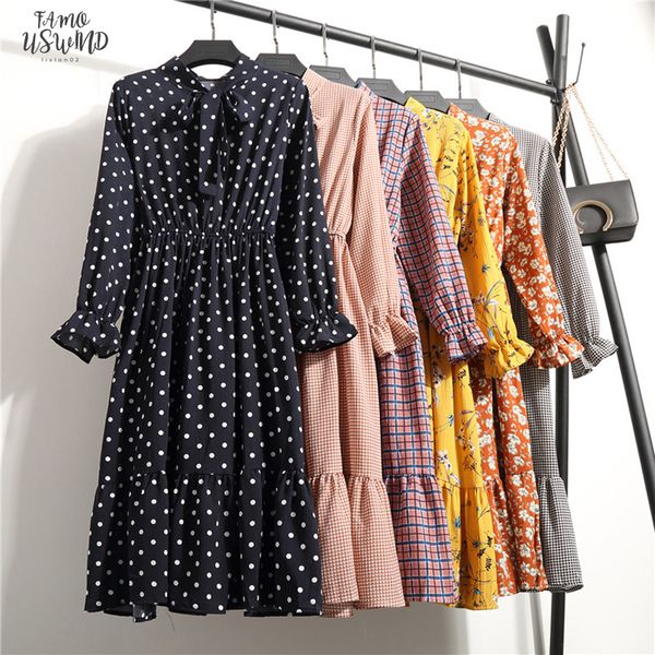 casual chiffon shirt dress office plaid vintage dresses women polka dot dress 2020 vintage dresses autumn red floral midi vestidos female, Black;gray
casual chiffon shirt dress office plaid vintage dresses women polka dot dress 2020 vintage dresses autumn red floral midi vestidos female, Black;gray