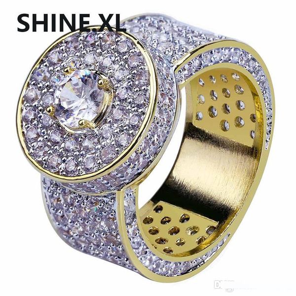 hip hop rock 18k real gold plated all micro pave zircon 11mm width ring bling bling for male jewelry, Silver
hip hop rock 18k real gold plated all micro pave zircon 11mm width ring bling bling for male jewelry, Silver