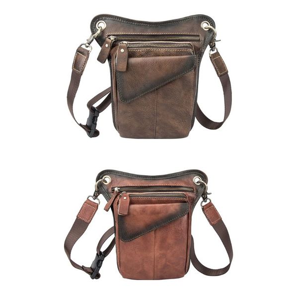 men portable leather drop leg bag motorcycle thigh waist fanny pack male multifunction casual outdoor hiking belt storage purse
men portable leather drop leg bag motorcycle thigh waist fanny pack male multifunction casual outdoor hiking belt storage purse