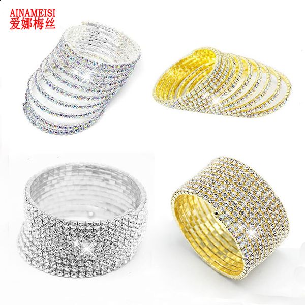 ainameisi fashion rhinestone bracelets & bangles for women gold silver luxury crystal link bracelet wedding party accessorie, Golden;silver
ainameisi fashion rhinestone bracelets & bangles for women gold silver luxury crystal link bracelet wedding party accessorie, Golden;silver
