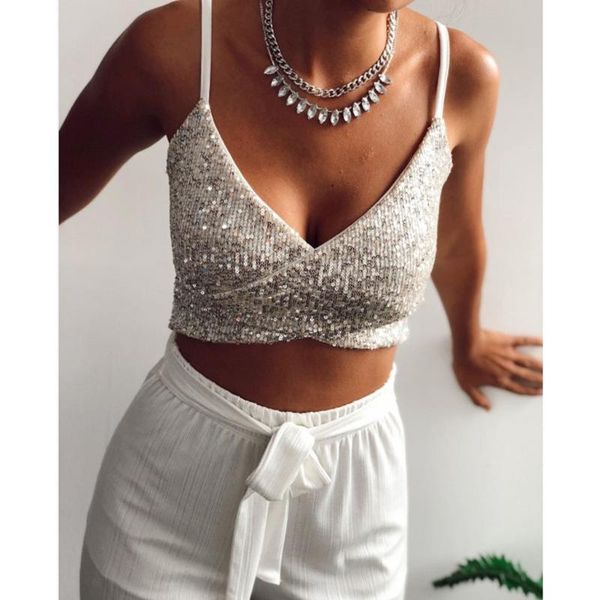 women's tanks & camis 2021 deep v-neck sequined crop women sleeveless slim backless summer ches cropped feminino#g4, White
women's tanks & camis 2021 deep v-neck sequined crop women sleeveless slim backless summer ches cropped feminino#g4, White