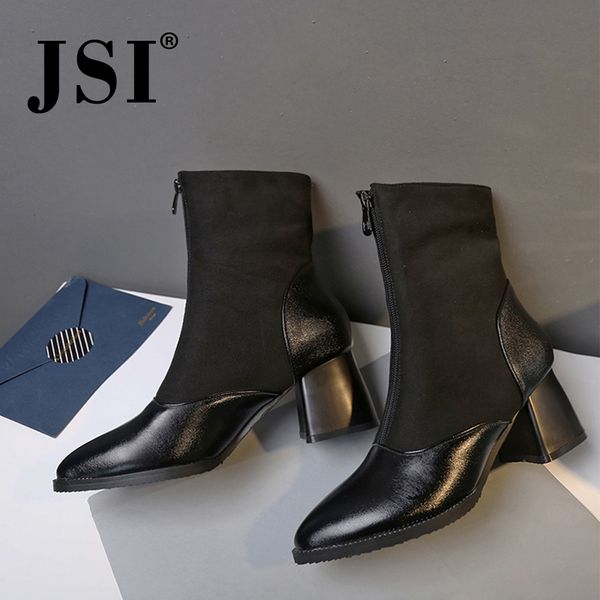 jsi women boots mid-calf pointed toe microfiber square heel shoes high heels solid winter zipper basic handmade boots women je77, Black
jsi women boots mid-calf pointed toe microfiber square heel shoes high heels solid winter zipper basic handmade boots women je77, Black