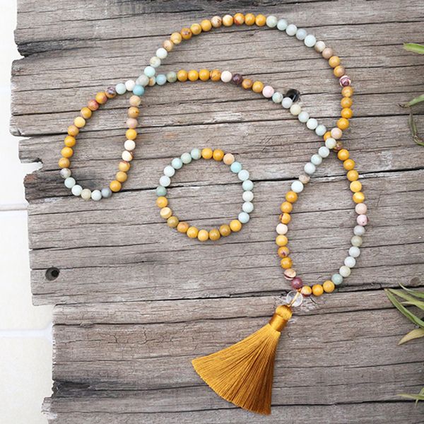 8mm natural stone beads, yellow mookaite, amazonite, japamala sets, spiritual jewelry, meditation, inspirational, 108 mala beads, Silver
8mm natural stone beads, yellow mookaite, amazonite, japamala sets, spiritual jewelry, meditation, inspirational, 108 mala beads, Silver