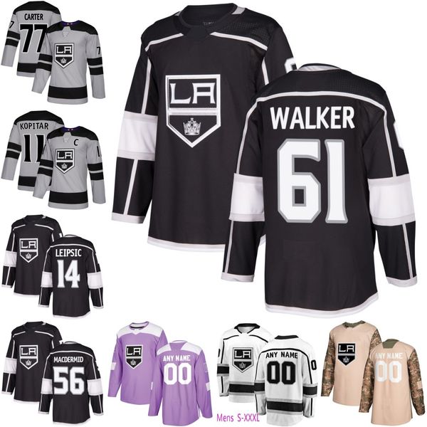 61 Sean Walker Los Angeles Kings 38 Carl Grundstrom 81 Matt Roy 14 Brendan Leipsic 56 Kurtis MacDermid 11 Anze Kopitar 77 Jeff Carter Jersey
61 Sean Walker Los Angeles Kings 38 Carl Grundstrom 81 Matt Roy 14 Brendan Leipsic 56 Kurtis MacDermid 11 Anze Kopitar 77 Jeff Carter Jersey