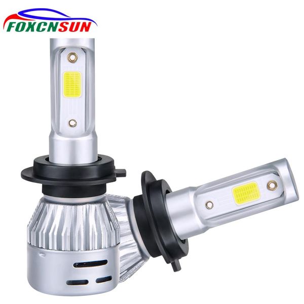 

2pcs 72w 8000lm 3000k mini h4 h1 h3 turbo led car headlight h7 h8 h9 h11 h27/880/881 9005 hb3 9006 hb4 9007 led fog light bulb