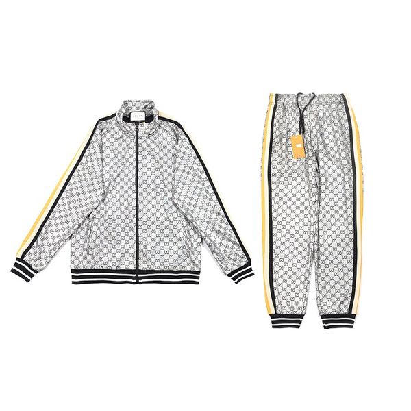 mens designer tracksuits brand letters print stripe jacket + pants luxury mens fashion clothing sets with zipper 2019 new arrival, Gray
mens designer tracksuits brand letters print stripe jacket + pants luxury mens fashion clothing sets with zipper 2019 new arrival, Gray