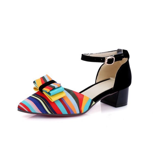 18 new style pointed-toe hallow women's sandals size code 323340414243 students semi-high heeled women's shoes, Black
18 new style pointed-toe hallow women's sandals size code 323340414243 students semi-high heeled women's shoes, Black