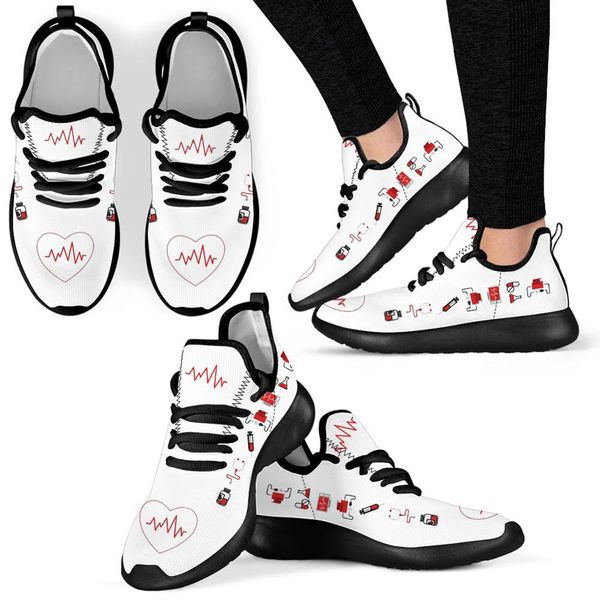 thikin nurse heart beat pattern knitting sneakers for women comfortable flats woman shoes spring/autumn lace up lady footwear, Black
thikin nurse heart beat pattern knitting sneakers for women comfortable flats woman shoes spring/autumn lace up lady footwear, Black