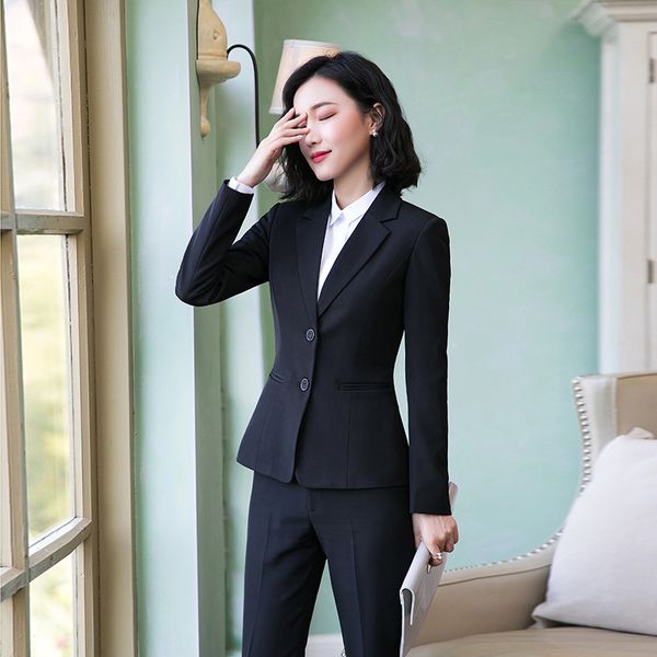 women's suits & blazers office ladies solid black navy blue pant for women blazer two piece set clothes woman formal plus size pantsuit, White;black
women's suits & blazers office ladies solid black navy blue pant for women blazer two piece set clothes woman formal plus size pantsuit, White;black