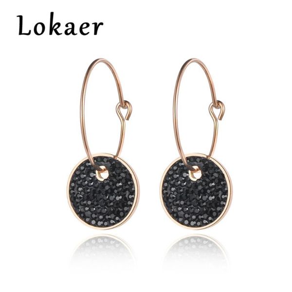 lokaer stainless steel hoop earrings white & black round clay crystals rose gold color party jewelry wedding gift e18459, Golden
lokaer stainless steel hoop earrings white & black round clay crystals rose gold color party jewelry wedding gift e18459, Golden