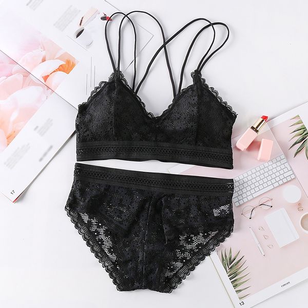 women bra panties two-piece set lace bra set beauty back underwear, Red;black
women bra panties two-piece set lace bra set beauty back underwear, Red;black