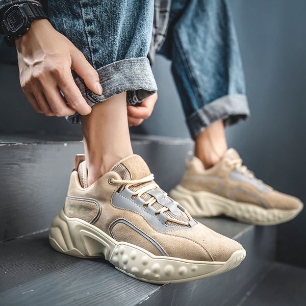 junsrm winter leather casual shoes fluorescence platform daddy sneakers men fashion non-slip walking shoes man zapatos de hombre, Black
junsrm winter leather casual shoes fluorescence platform daddy sneakers men fashion non-slip walking shoes man zapatos de hombre, Black