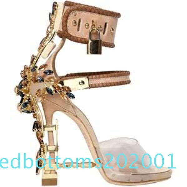 metallic lock women rome diamonds heels pumps rihanna peep toe high-heeled dress wedding shoes r01, Black
metallic lock women rome diamonds heels pumps rihanna peep toe high-heeled dress wedding shoes r01, Black