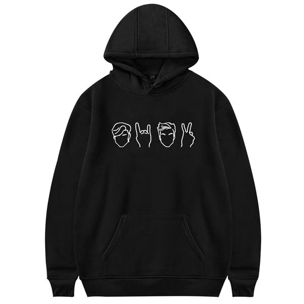 fashion twin hoodies men women streetwear hip hop sweatshirt pullovers casual long sleeve tracksuit, Black
fashion twin hoodies men women streetwear hip hop sweatshirt pullovers casual long sleeve tracksuit, Black