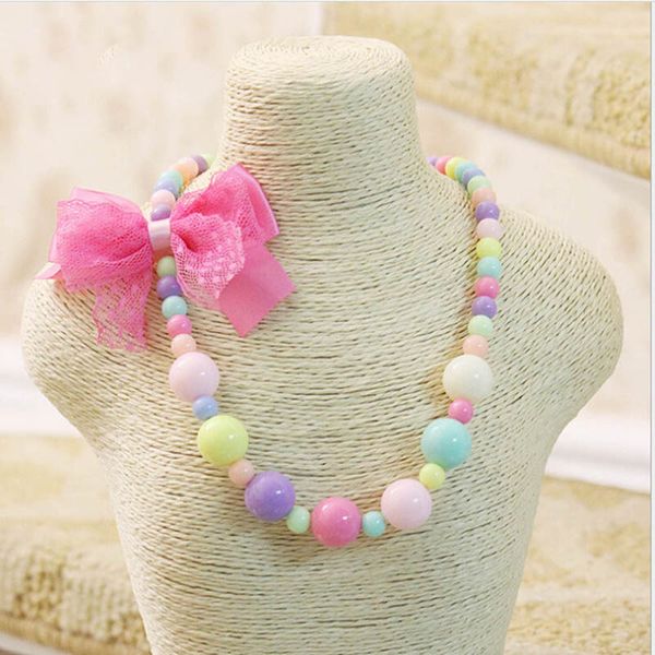 children candy bead lovely heart flower pendant princess girl necklace gift for baby kids jewelry choker, Silver
children candy bead lovely heart flower pendant princess girl necklace gift for baby kids jewelry choker, Silver