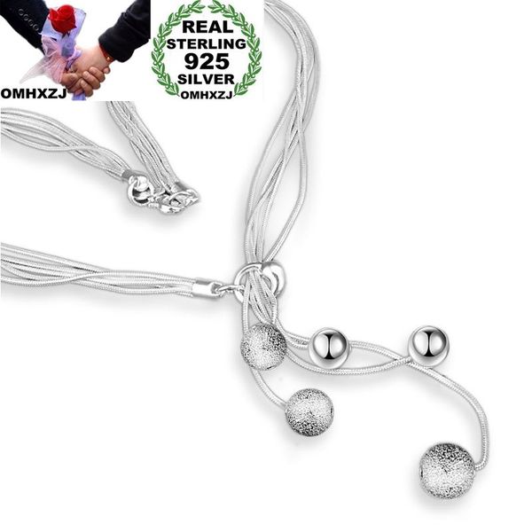 omhxzj wholesale personality fashion woman girl party wedding gift silver multi beads lines 925 sterling silver necklace nc18
omhxzj wholesale personality fashion woman girl party wedding gift silver multi beads lines 925 sterling silver necklace nc18