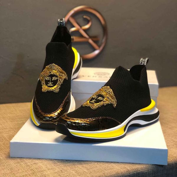 zapatillas deporte lujo black stretch knit booties brands portrait embroidery decorative platform light walking shoes custom box#3f
zapatillas deporte lujo black stretch knit booties brands portrait embroidery decorative platform light walking shoes custom box#3f