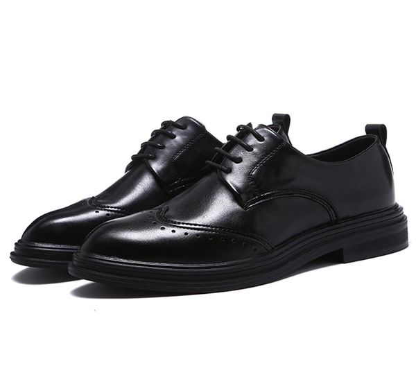 business mens lace-up classic modern formal wingtip perforated brogue derby shoes men's oxfords dress shoes for wedding party, Black
business mens lace-up classic modern formal wingtip perforated brogue derby shoes men's oxfords dress shoes for wedding party, Black
