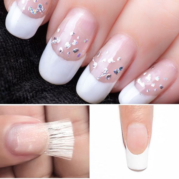 30pcs french manicure makeup tool women fashion nail extension fibra fiberglass extend builder fake nail art, Silver
30pcs french manicure makeup tool women fashion nail extension fibra fiberglass extend builder fake nail art, Silver