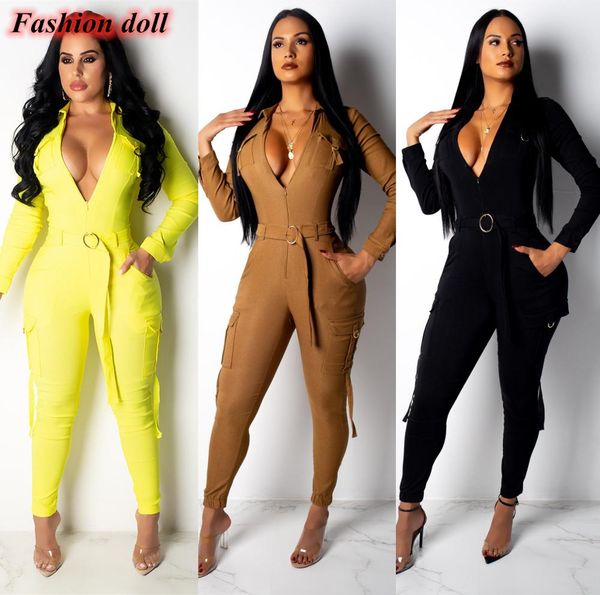 bodysuit tracksuit rompers womens jumpsuit v-neck long sleeve autumn skinny slim sashes overalls combinaison femme, Black;white
bodysuit tracksuit rompers womens jumpsuit v-neck long sleeve autumn skinny slim sashes overalls combinaison femme, Black;white