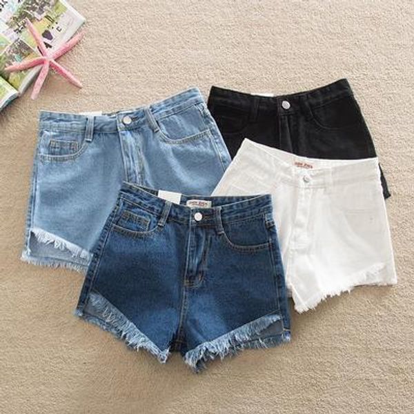 short jeans trousers loose women new arrival casual ladies summer pants female mini denim shorts high waist fur-lined leg-opening, White;black
short jeans trousers loose women new arrival casual ladies summer pants female mini denim shorts high waist fur-lined leg-opening, White;black