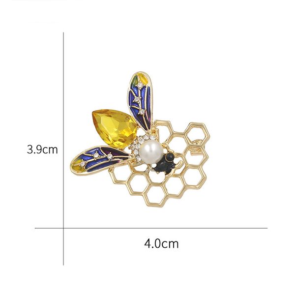 baiduqiandu flying insect honeybee enamel yellow purple glass bee with honeycomb brooches for women clothing accessories, Gray
baiduqiandu flying insect honeybee enamel yellow purple glass bee with honeycomb brooches for women clothing accessories, Gray