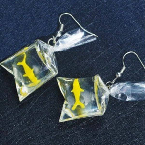 cute red fish water bag drop earrings for women trendy fish dangle earrings girl anti allergy graceful brincos women, Silver
cute red fish water bag drop earrings for women trendy fish dangle earrings girl anti allergy graceful brincos women, Silver