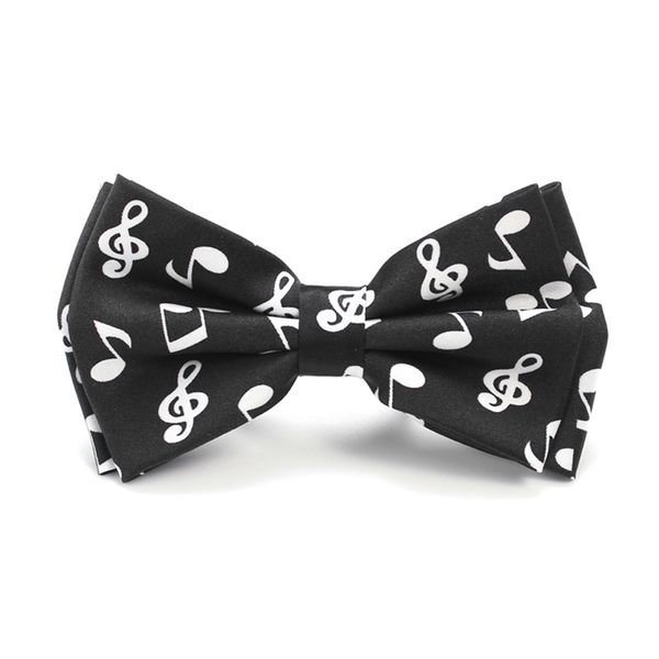 black musical notes bowtie black music pattern bow tie for men women novelty gifts 
black musical notes bowtie black music pattern bow tie for men women novelty gifts