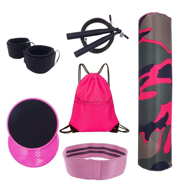 women glute fitness training set for home gym workout ankle straps hip booty band barbell bar gliding discs jump rope gym bag
women glute fitness training set for home gym workout ankle straps hip booty band barbell bar gliding discs jump rope gym bag