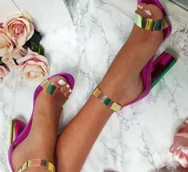 new ankle strappy gold purple chunky heels women designer sandals ladies sandals size 35 to 40, Black
new ankle strappy gold purple chunky heels women designer sandals ladies sandals size 35 to 40, Black