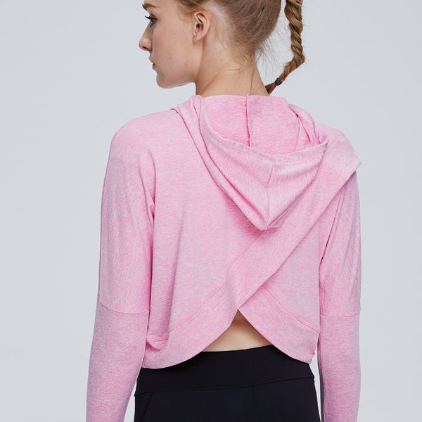 cross border 2019 spring fitness yoga clothes quick-dry long-sleeved t-shirt sports hooded cover-up women's, Black;red
cross border 2019 spring fitness yoga clothes quick-dry long-sleeved t-shirt sports hooded cover-up women's, Black;red