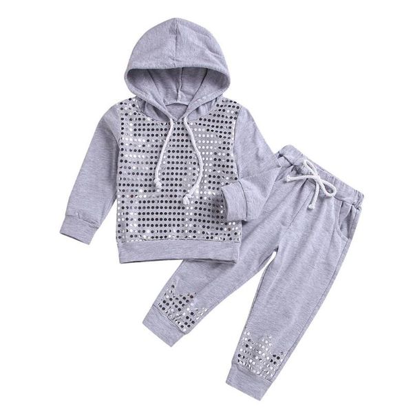 2pcs sets spring kid cotton warm boys girls tracksuit long sleeve korean simple sequins decor hooded and pants, White
2pcs sets spring kid cotton warm boys girls tracksuit long sleeve korean simple sequins decor hooded and pants, White