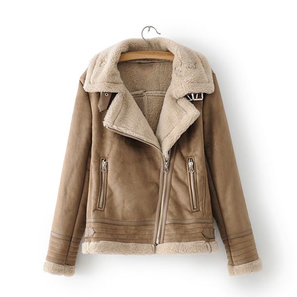 liva girl new winter women faux shearling sheepskin coats thick warm pu faux lamb leather jacket black motorcycle female overco
liva girl new winter women faux shearling sheepskin coats thick warm pu faux lamb leather jacket black motorcycle female overco
