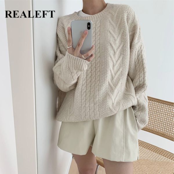 realeft autumn winter warm simple o-neck women's sweaters pullover korean style minimalist knitting sweater casual female office lady, White;black
realeft autumn winter warm simple o-neck women's sweaters pullover korean style minimalist knitting sweater casual female office lady, White;black