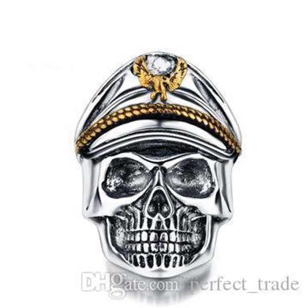 exaggerated horror rings vintage military skull mens rings creative rings fashion hip hop jewelry adjustable size sale, Golden;silver
exaggerated horror rings vintage military skull mens rings creative rings fashion hip hop jewelry adjustable size sale, Golden;silver