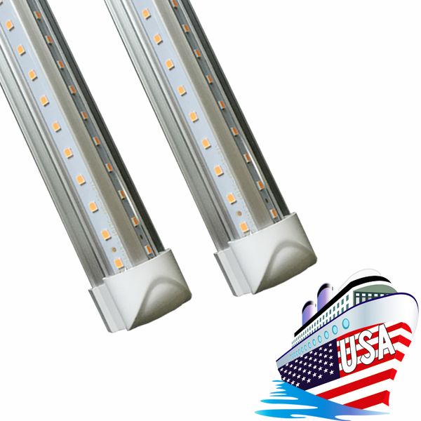 led t8 tube light 4ft 5ft 6ft 8ft double side v shape integrated bulb lamp works without t8 ballast plug and play stripe cover cold white
led t8 tube light 4ft 5ft 6ft 8ft double side v shape integrated bulb lamp works without t8 ballast plug and play stripe cover cold white