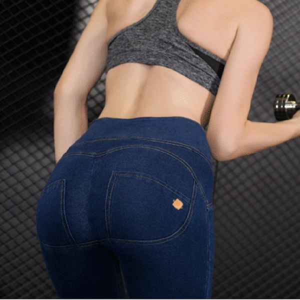 women new fashionjeans high elastic high waist push up skinny pencil jeans female full length, Blue
women new fashionjeans high elastic high waist push up skinny pencil jeans female full length, Blue