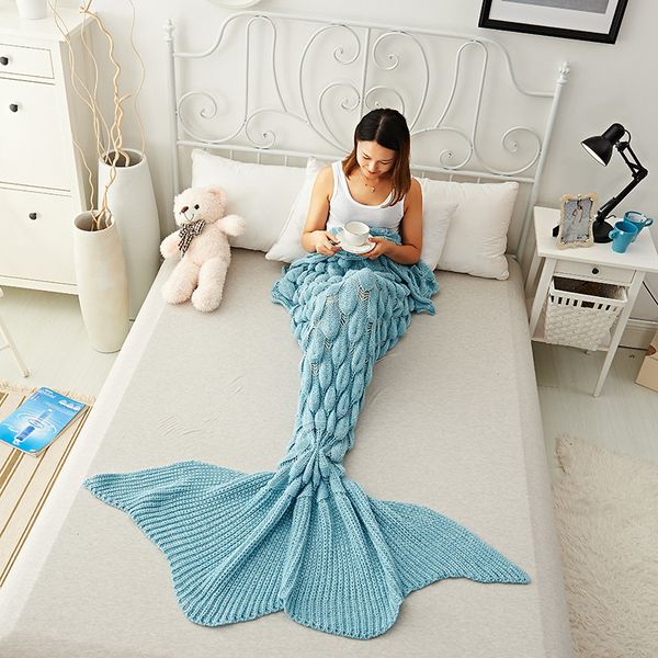 big mermaid tail blanket keep warm crochet sleeping bag thick cozy knitted mermaid tail blanket for adult
big mermaid tail blanket keep warm crochet sleeping bag thick cozy knitted mermaid tail blanket for adult