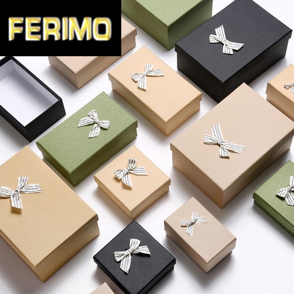 10pcs cardboard bows jewelry gift box with lids birthday gift box packaging anniversaries, wedding, birthday, valentine's day
10pcs cardboard bows jewelry gift box with lids birthday gift box packaging anniversaries, wedding, birthday, valentine's day